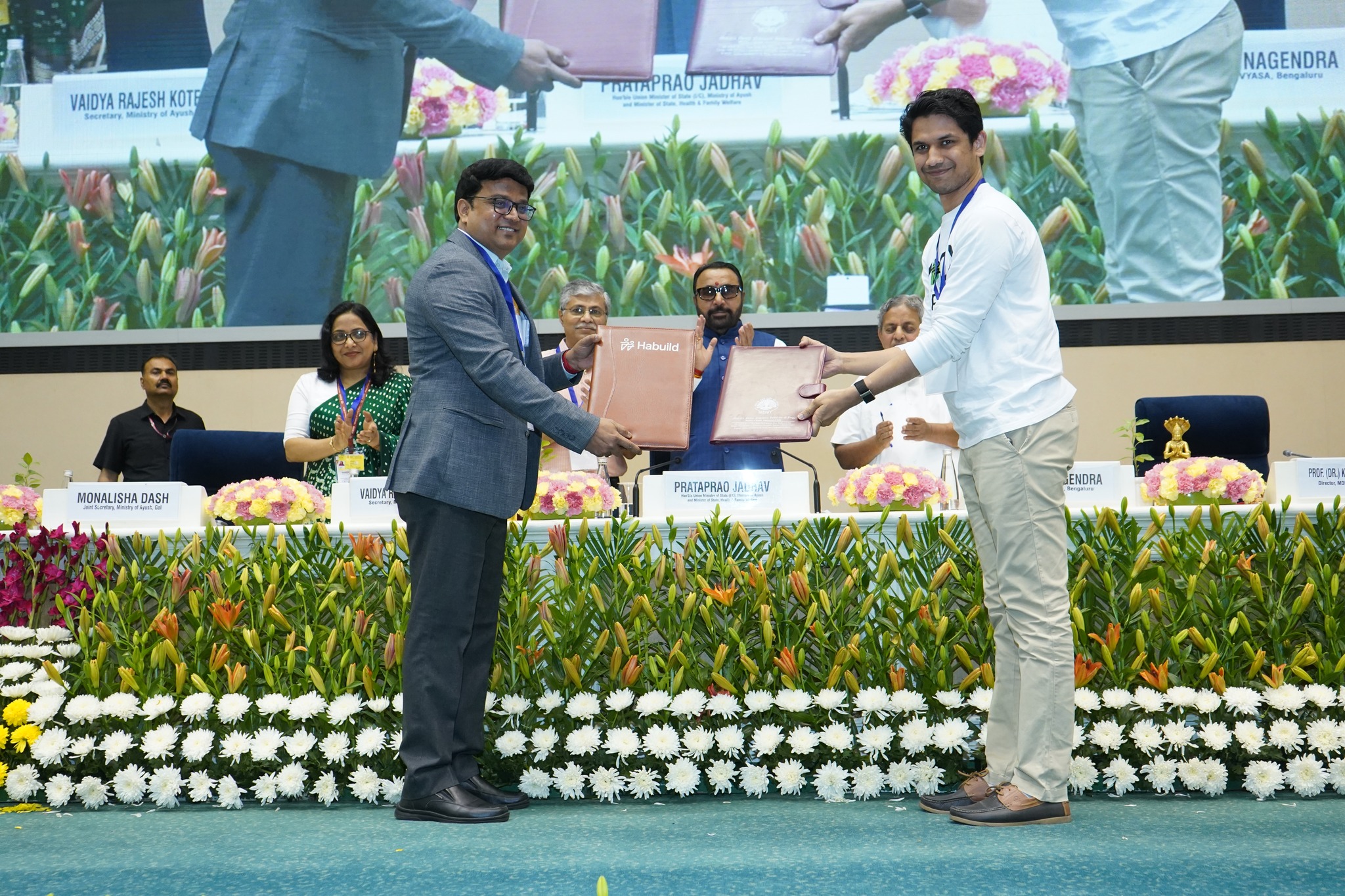 Ministry of Ayush MoU signing with Habuild